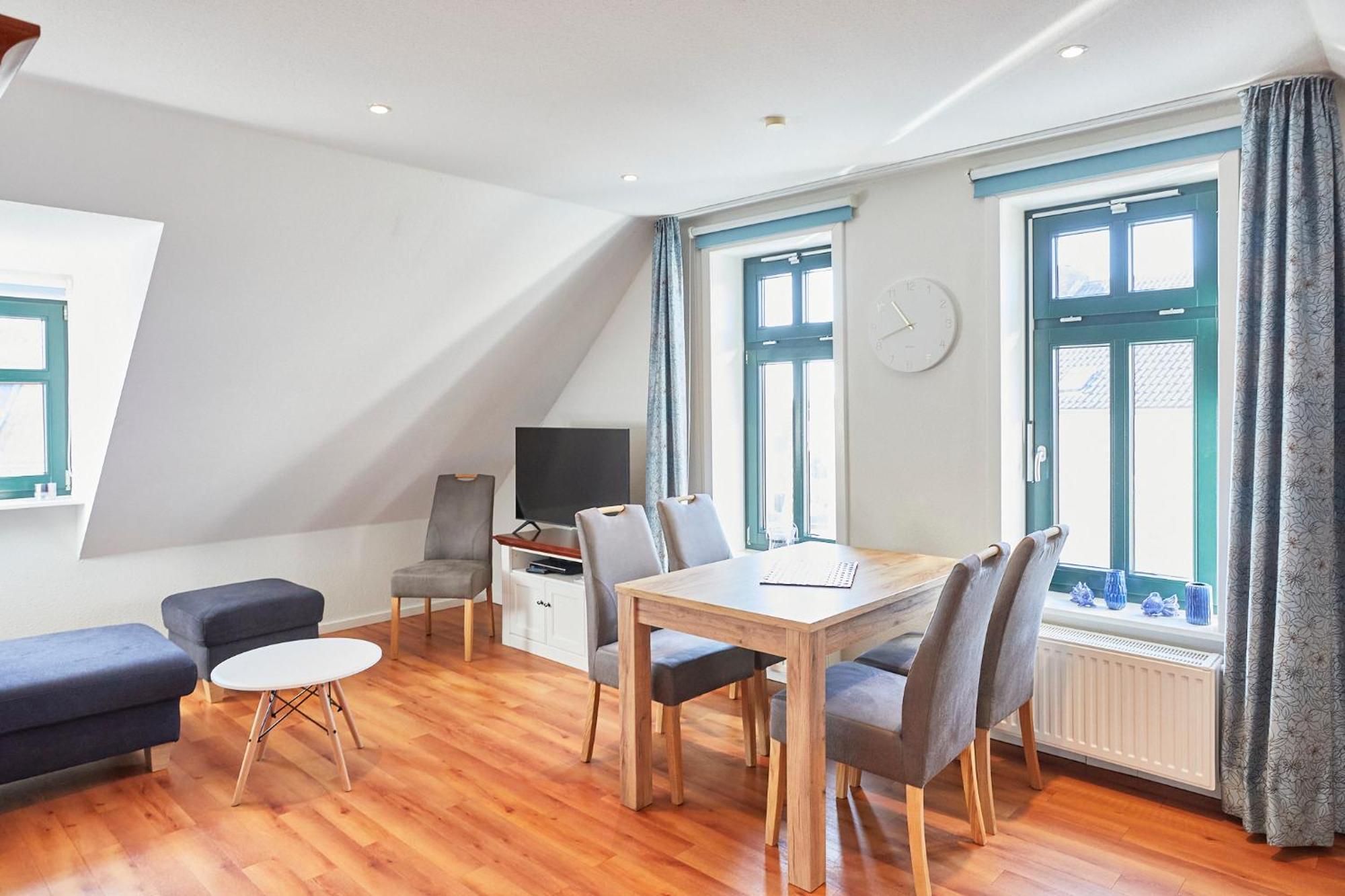 "Klein-Wiebke" In Der Villa Wilhelmine Borkum Esterno foto